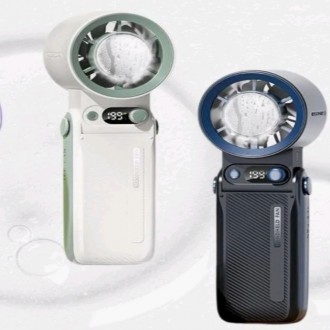 1.1 Quạt cầm Tay JF168 Pin 60.000mAh, Chức Năng Lạnh, Gió Mạnh, Gấp Gọn Tiện Lợi, Bảo Hành 12 Tháng